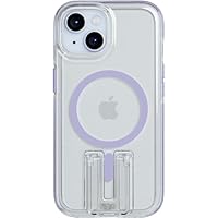 Tech21 Evo Crystal - Funda Para IPhone 15 Pro Max, Compatible Con Magsafe, Funda De Protección Contra Impactos Superior Con Clasificación Estándar Militar 15X, Titanio Azul