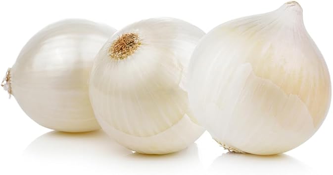 Brownie Brand Texas Early White Onion Seeds Heirloom, Non-GMO, High-Yield Short-Day Variety, Mild Sweet Flavor, Perfect for Salads, Cooking & Gardens 1/4 Pound
