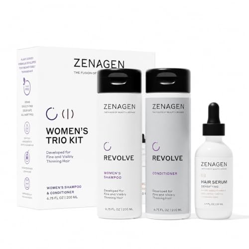 Zenagen Revolve Women's Trio Kit | For Fine Hair, 15.2 Fl Oz
