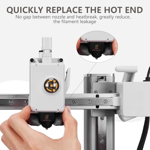 Image of Serplex Removable Hardened Steel Hotend for Bambu Lab A1 Mini 3D Printer, 0.4mm Aluminum Heat Sink Nozzle Kit with Installation Tools, Compatible Replacement or Upgrade Extrusion System Assembly