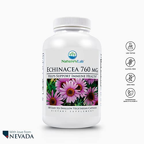 Nature'S Lab ZNLB17842 Echinacea 760Mg Dietary Supplement thumb #4