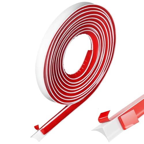 158" White Flexible Quarter Round Molding, Peel & Stick