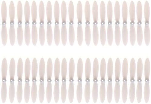 Hotunf 40pcs Main Blades Propellers Props Rotor for Cheerson Cx-10 CX-10A CX-10C CX-10D CX-10W CX-10WD-TX RC Quadcopter Drone Spare Parts
