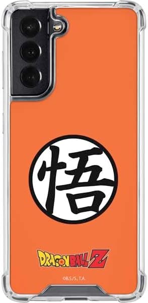 Skinit Clear Phone Case Compatible with Galaxy S22 - Officially Licensed Dragon Ball Z Goku Iconic Kanji Symbol Design