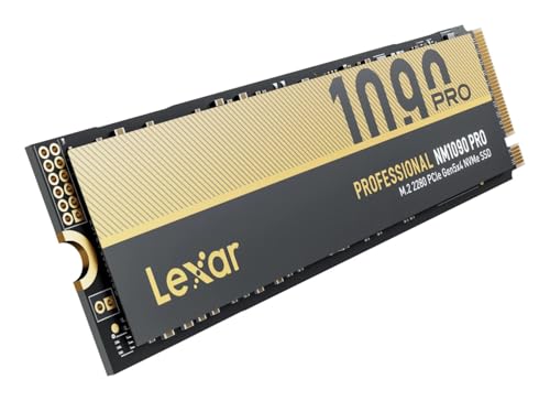 SSD M.2 Lexar 1tb PCIe Gen 5 NM1090 Pro pour éliminer les ralentissements de rendu 3D