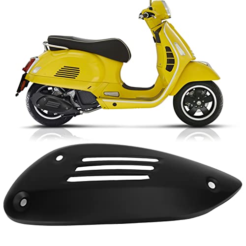 Protetor de tubo de silenciador de escapamento de motocicleta, proteção de calor resistente de aço i