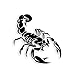 FengHuiCar Riflettenti Adesivi Auto, Scorpion Decal Sticker per Auto Mura Computer Portatili Rimovibili Stickers (29 * 30 cm)