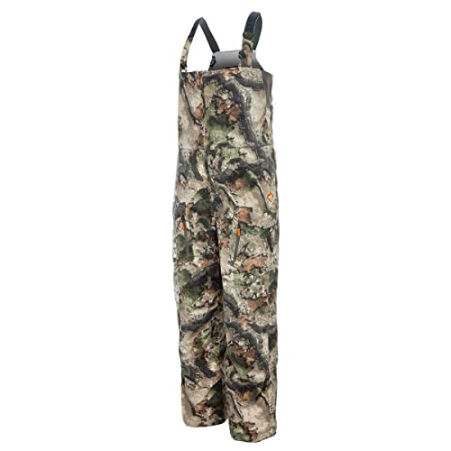 ScentLok BE:1 Fortress Windproof Waterproof Insulated Scent Control Camo Hunting Bibs (Mossy Oak Terra Gila, X-Large)