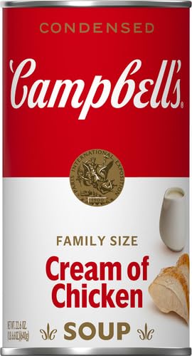 Image of Campbell's Condensed Cream of Chicken Soup, Family Size 22.6 oz. Can (Pack of 2)