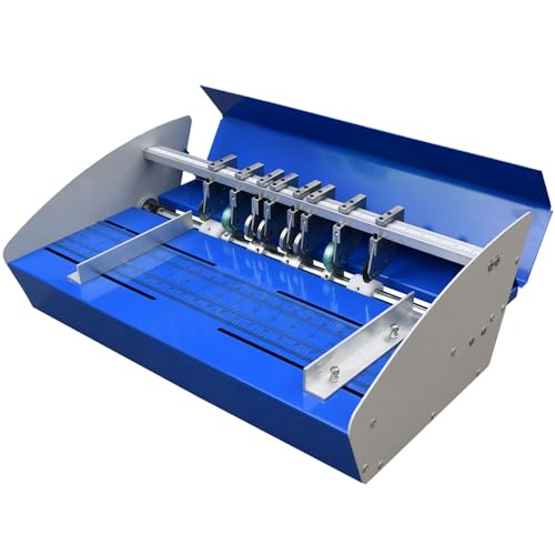 ylpddmm 3-in-1 Electric Creasing Machine, 18.1/20.5 inch Paper Perforating Folding Machine, Paper Creaser Scorer Perforator Cutter for Cards Invitations Tickets 520mm