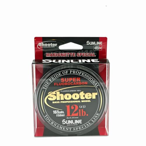 Sunline Fluorocarbon New Shooter Fishing Line, 12-Pound Test/150m, Natural Clear