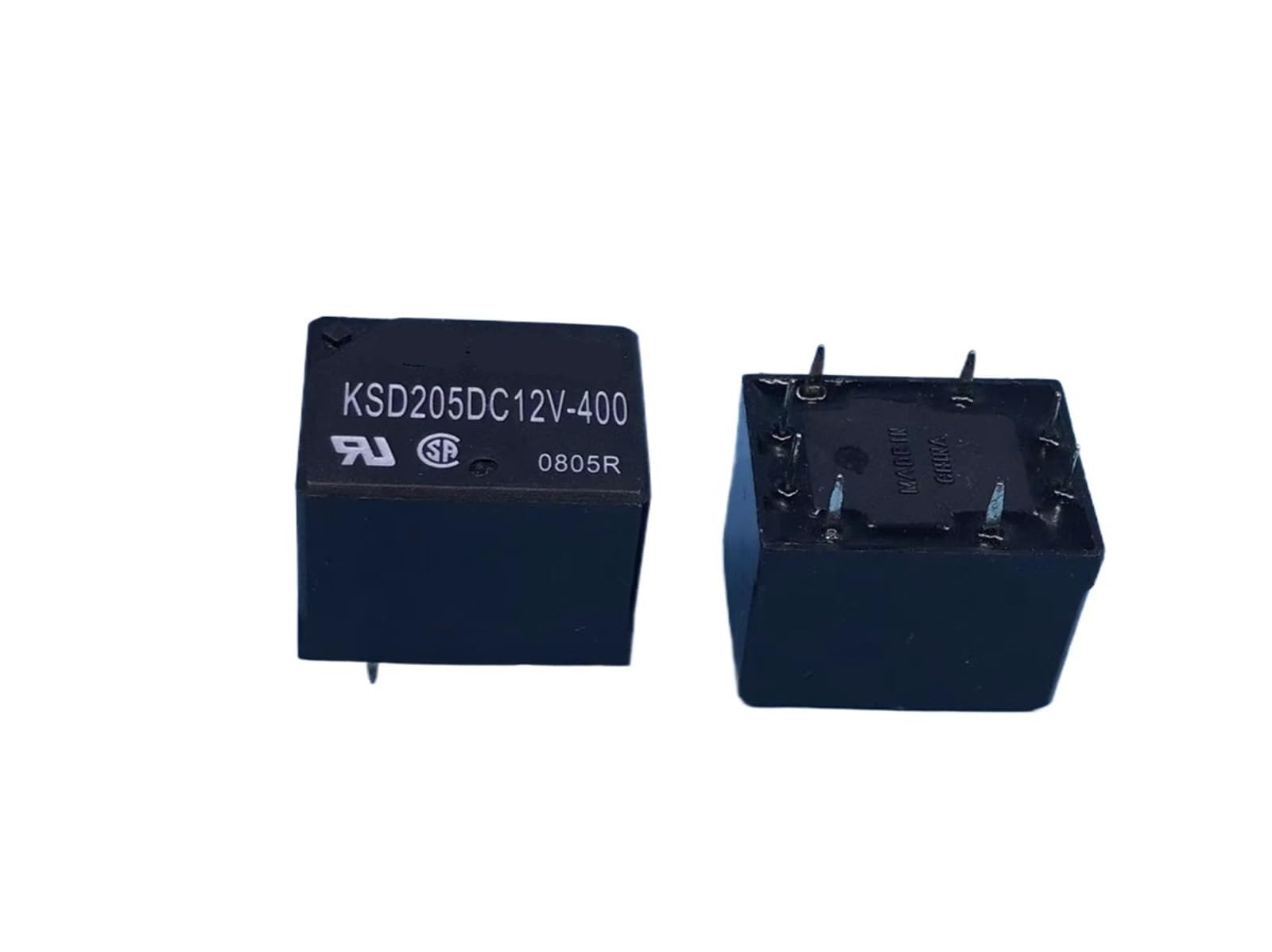 Lot de 10 Relais Automobiles KSD205DC12V-400 12 V CC 8 Broches