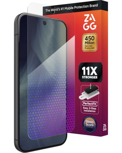 Image of ZAGG XTR5 Google Pixel 11 / Pixel 11 Pro Screen Protector | 11x Stronger Impact Protection, Sleep Better Eyesafe Blue Light Filter, Anti-Reflective, InvisibleShield, Easy Installation