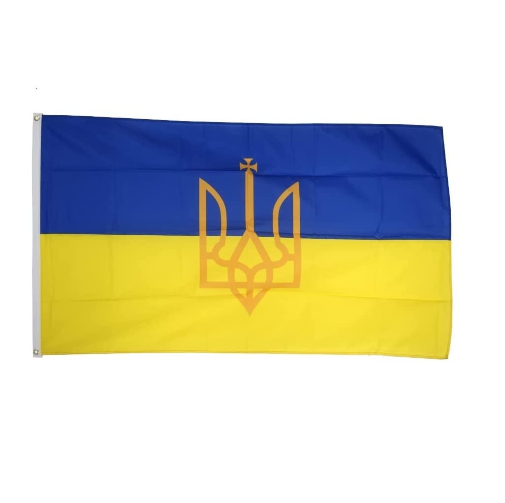 Ukraine Flagge – 90 X 150 Cm, 100% Polyester, Mit Zwei Ösen