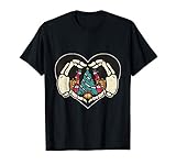 Photo Gallery skeleton hand heart christmas tree present christmas gifts maglietta Photo Gallery skeleton hand heart christmas tree present christmas gifts maglietta