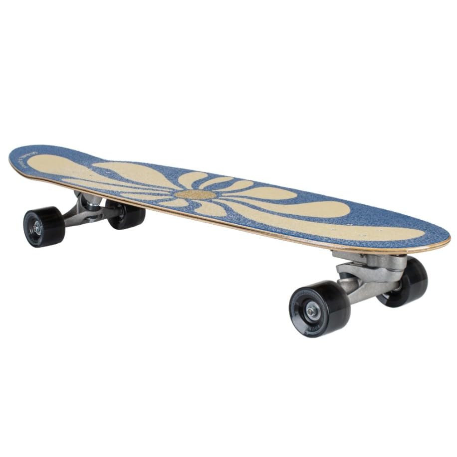 CARVER Surfskate Longswirl C7 38" - Tavola da Longboard in acero 7 pieghe, design blu, ideale per carving, crociere e surf urbano, ideale per piloti di tutti i livelli