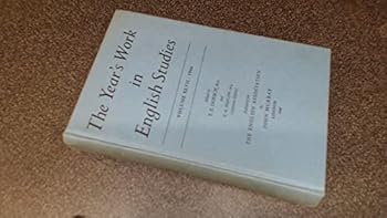 Hardcover The Year's Work in English Studies Book