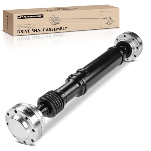 A-Premium Rear Drive Shaft Driveshaft Assembly Compatible with Jeep Wrangler 2012-2018, Wrangler JK 2018, 3.6L, with 4.10 Axle Ratio, fit for DANA 44 M226 Axle, Replace# 52123553AA, Prop Shaft by A-Premium - Used condition - US$106.67