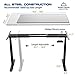 AIMEZO Dual Motor Electric Adjustable Desk Base Standing Workstation Smart Desk Adjustable Height Sit Stand Home Office Standing Desk Frame with 3 Tiers Legs/ 4 Memory Preset Button Controller