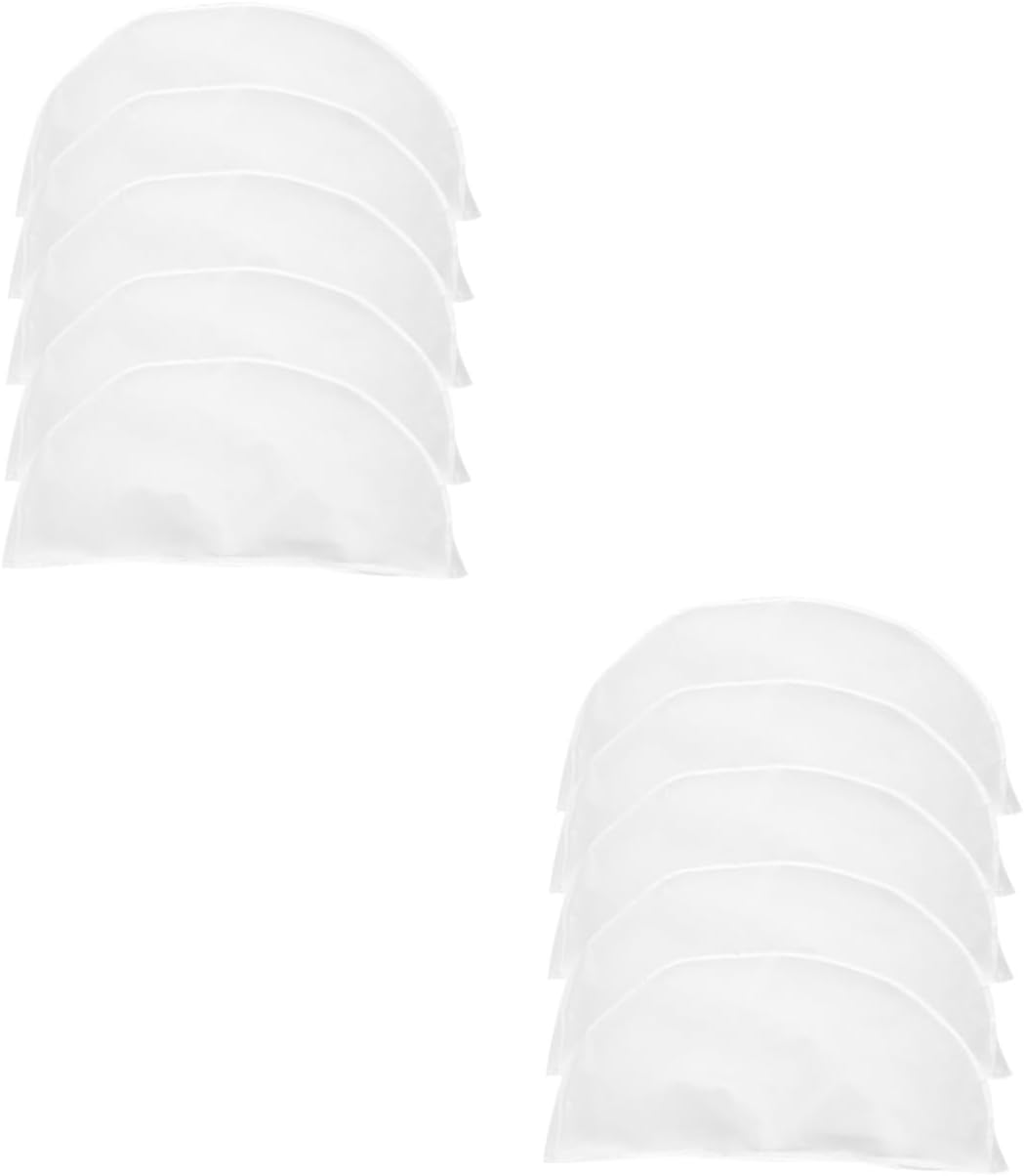 10pcs Heavy-duty Transparent Garment Covers Breathable Clothes Storage Bags for Dust Suitable for Coats Suits Washable Peva Material