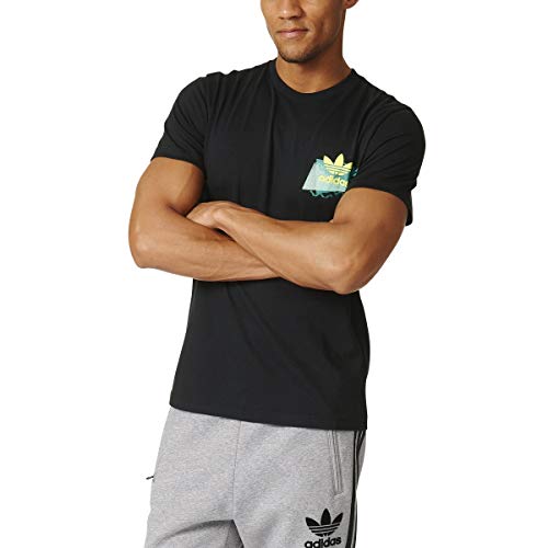 adidas Originals Men's Tops 80's Show Graphic Tee, Black, Medium