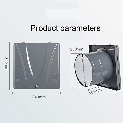 Extractor de Ventilación para Ventana Tipo Campana para Cocina y Baño, Potente, Industrial, Alta Velocidad miniatura 3