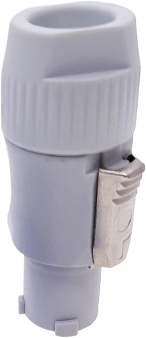 1PC Powercon Connector 3 pins 20A 250V Power Speaker Cable Connector Male Plug for LED Screen Stage Lighting(Blue-Grey Body)