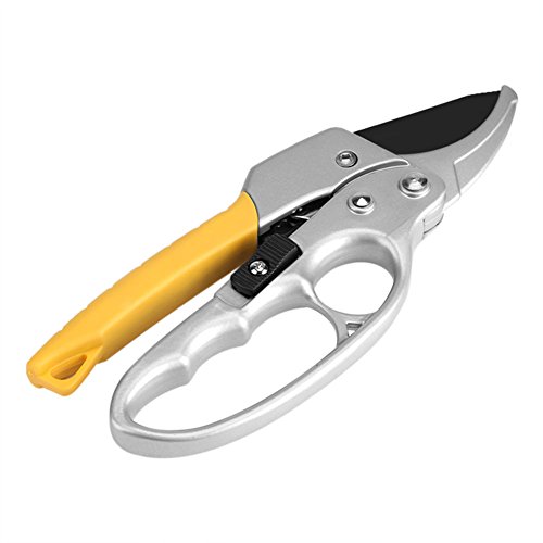 Tijeras de podar para jardín con diseño anvil ratchet miniatura 6