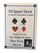 Stripper Deck Trick Blue Back with Instructions for Over 100 Tricks by London Magic Works