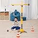 Dickie Toys - Titan RC Crane (150cm) - Remote controlled toy crane with 360° rotation and interactive accessories, play crane with remote control and light for children aged 3 and up, batteries