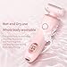 3 in 1 Livora Electric Shaver for Women, LED Display Razor for Women, Slickglide Pro Electric Razor, BeautiBloom, Rechargeable Trimmer for Bikini, Portable, Waterproof, Legs, Body, Wet/Dry