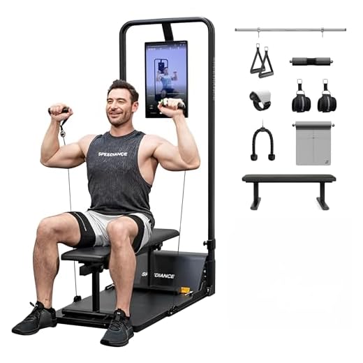 Speediance All-in-One Fitnessstudio, Smart Fitnesstrainer, Ganzkörper-Widerstandstrainingsgerät, Krafttrainingsgerät