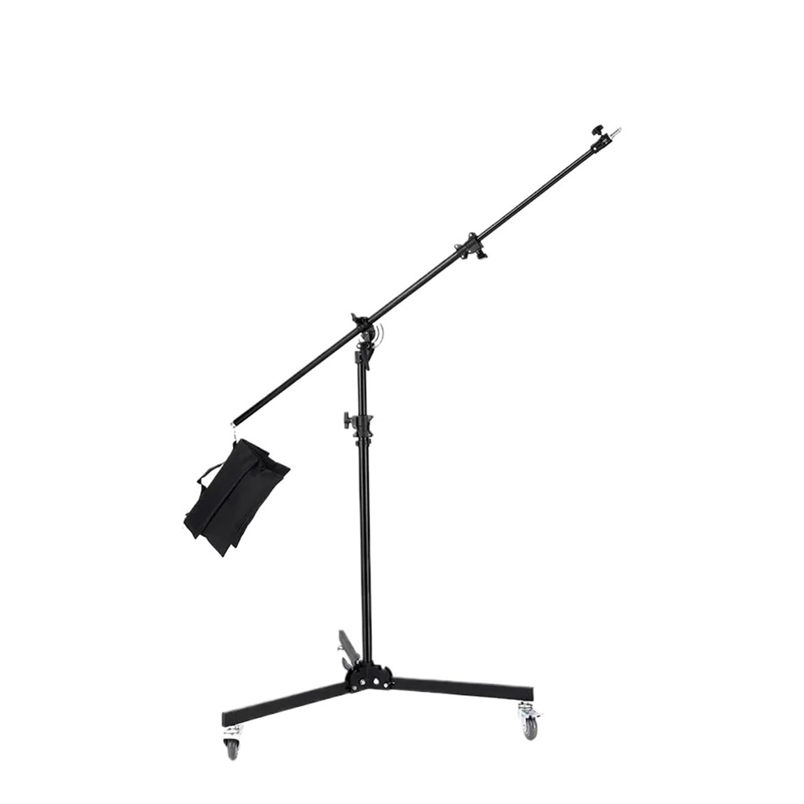 Support de flèche M-4 double usage de 12 pieds pour un éclairage studio stable