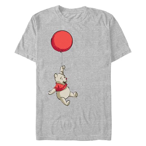 T-shirt Disney Winnie l'Ourson grande taille 4XL en coton gris pour homme