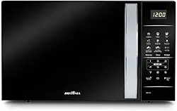 Micro-ondas Britânia 34 Litros Porta Espelhada Preto 1400w Bmo34pb 220v