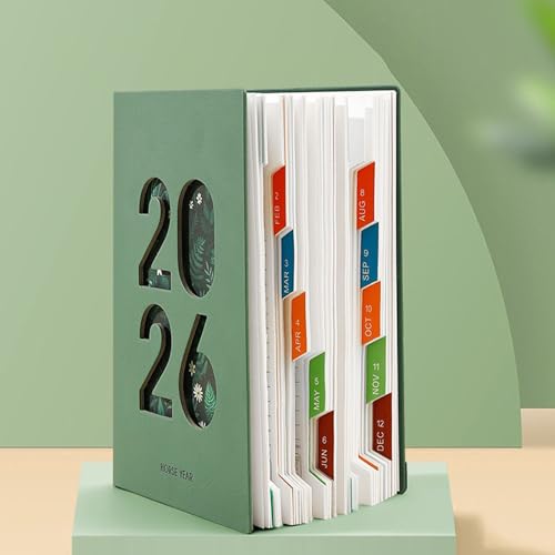 Agenda planificateur 2026 carnet de notes portable format bureau et maison - 2
