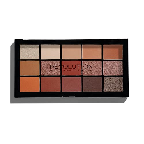 Makeup Revolution, Palette d'ombres à paupières Reloaded, Iconic Fever, 15 nuances, 16,5 g