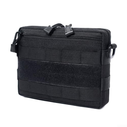 Marsupio multiuso da esterno ideale per organizzare gli attrezzi durante la caccia il ciclismo o il campeggio nero