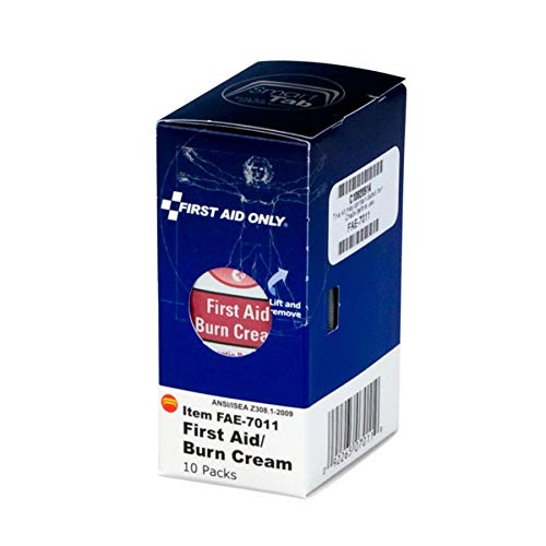 First Aid Only FAE-7011 SmartCompliance Refill Burn Cream Packets, 10 Count
