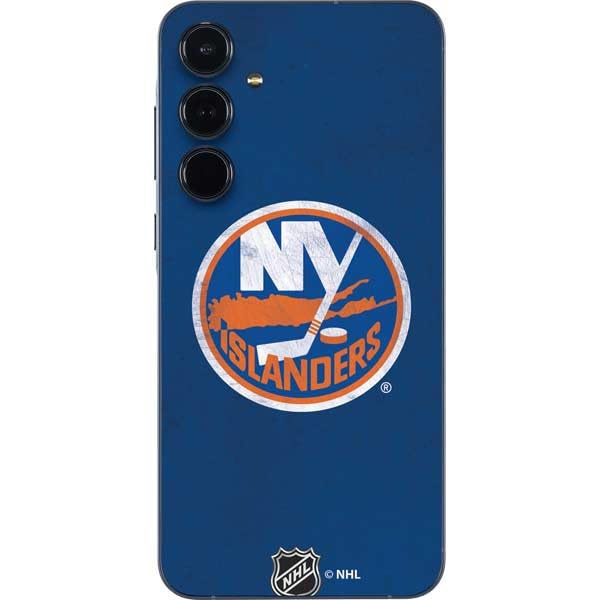Skinit Decal Phone Skin Compatible with Galaxy A36 5G - Officially Licensed NHL New York Islanders Distressed Design
