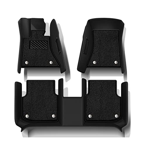 Tapis de Sol pour Kia Sorento 2009-2012 (5 Places) Blanc - Accessoire Auto
