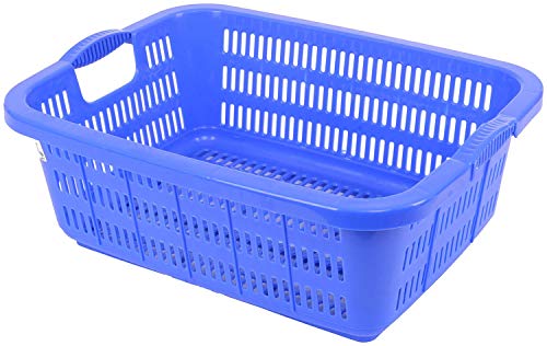 Image of Highway Plastic Multipurpose Basket in house for kitchen 26 Cms X 28 Cms X 15 Cms,