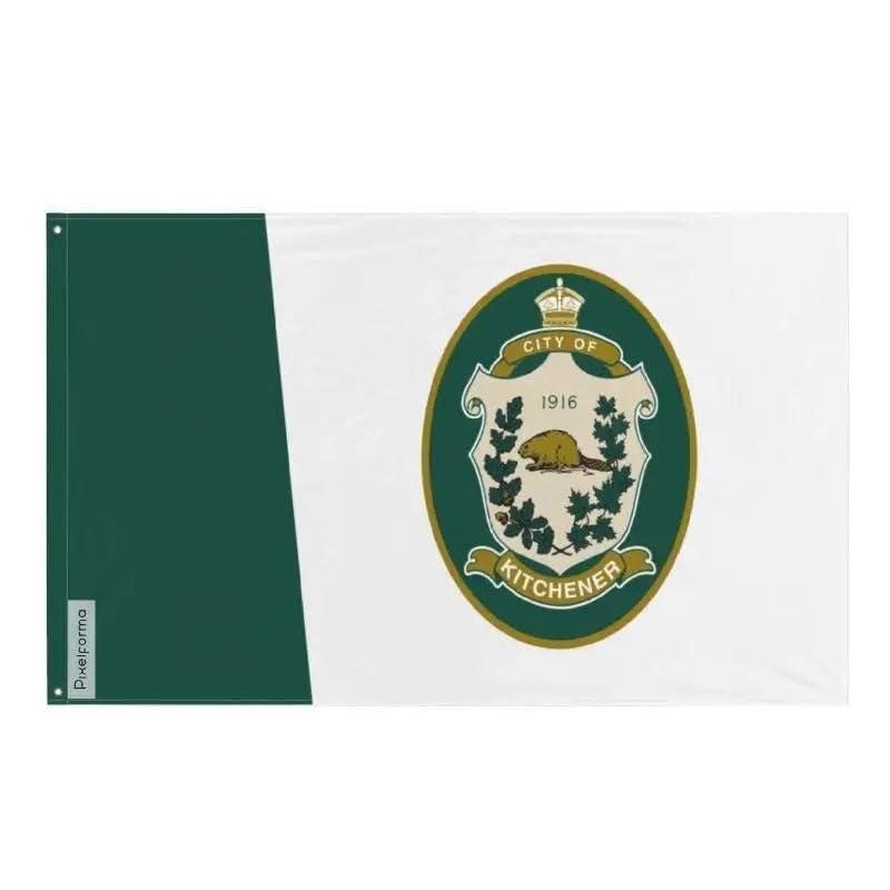 Drapeau Kitchener Pixelforma une impression textile haut de gamme