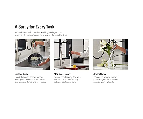 Kohler 596-VS Simplice Pull Down Kitchen Faucet thumb #8