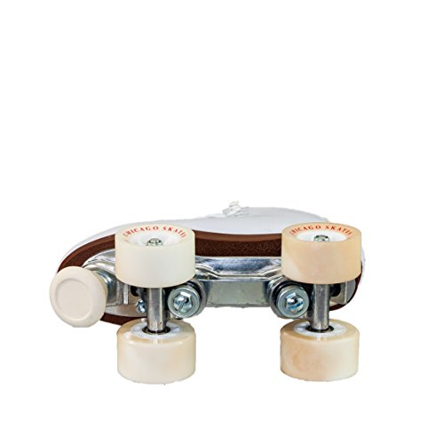 Chicago Women's Premium Leather Lined Rink Roller Skate - Classic White Quad Skates - 5 - Thumbnail 7
