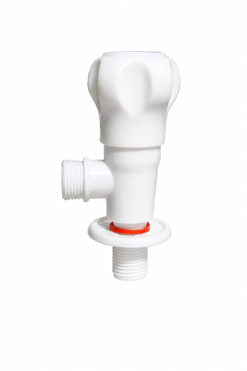 Premium Quality Fiber Bib Cock, 1/2 Inch Thread, Glossy White | Leak Proof Design, Rust & Corrosion Resistant, Smooth Handle Operation, 9x12 cm Dimensions, Multi-Use Application-image-39