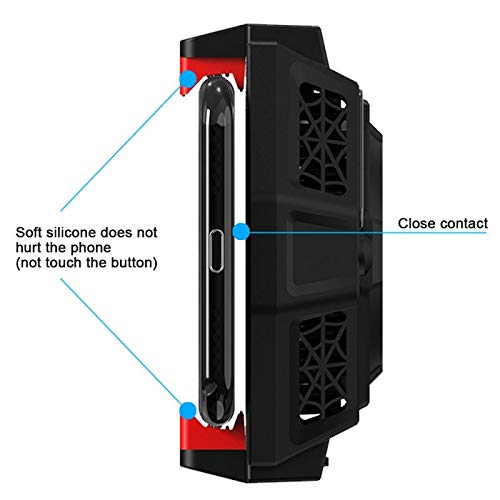wykdd mobile phone radiator cooling back clip semiconductor cooling fan game handle mobile phone cooling artifact