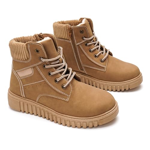 GLAMORA Botines de invierno para mujer impermeables y térmicos con suela antideslizante y forro cálido de pelo, cómodos y ligeros, ideales para ciudad, trabajo o actividades al aire libre