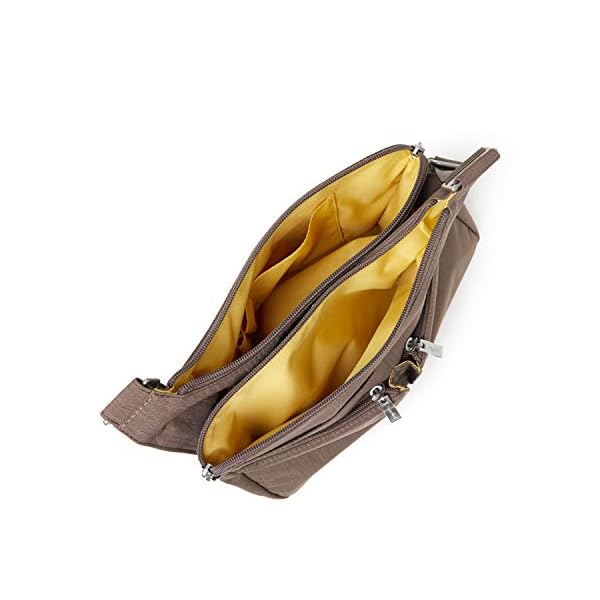 Baggallini-Cross-Over-Crossbody-Bag-Lightweight-Water-Resistant-Travel-Purse Baggallini womens Cross Over Crossbody Portobello,One Size