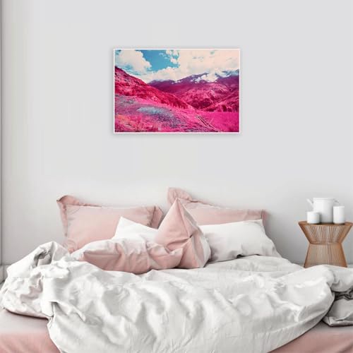 Affiches et impression nature de qualité supérieure paysage de forêt avec cadre blanc - 4